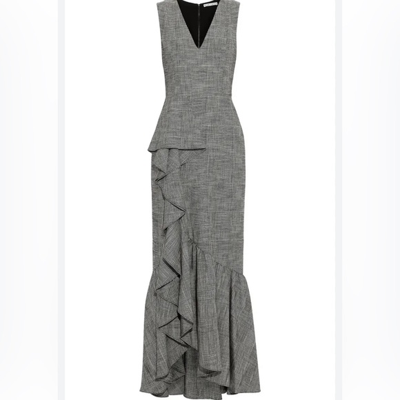 Alice + Olivia Dresses & Skirts - NWT Alice & Olivia BIRCH Houndstooth Sleeveless Formal Maxi Dress